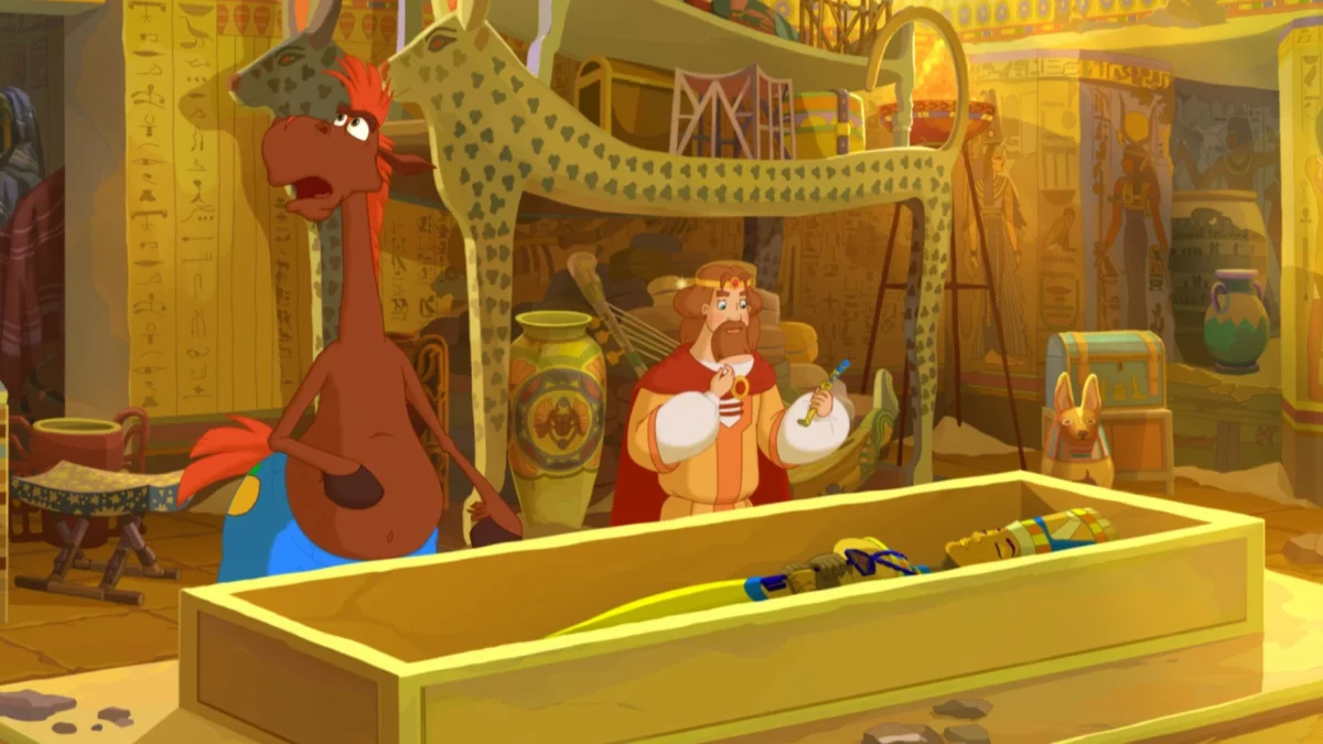 Кадр из мультфильма «Три богатыря и принцесса Египта» / Кинопоиск