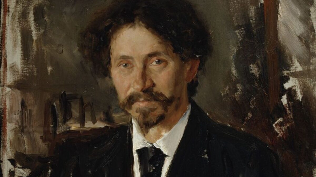 Валентин Серов «Портрет Ильи Репина», 1892 г.