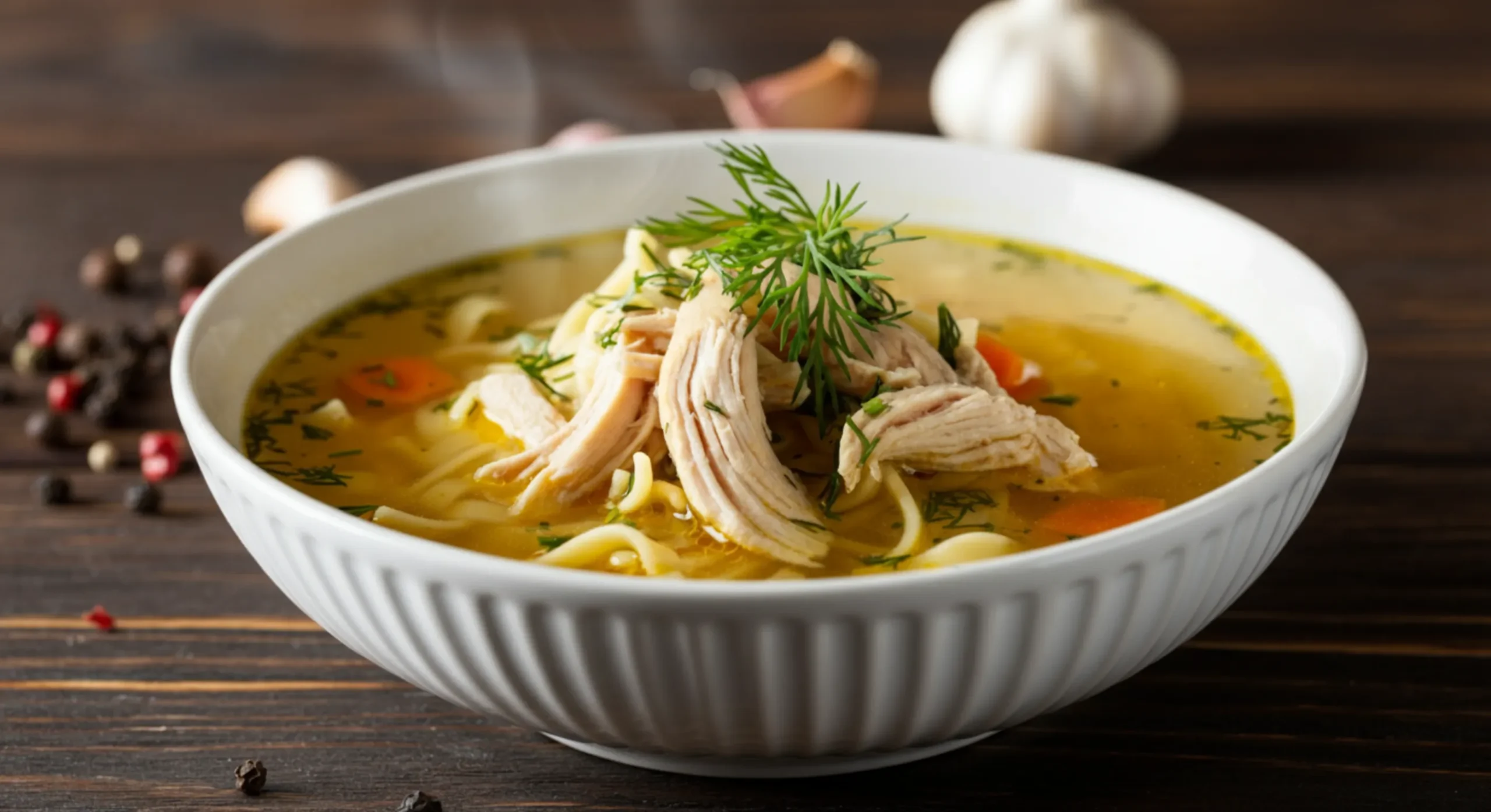 Ароматный куриный суп с лапшой: согревающий рецепт для всей семьи
