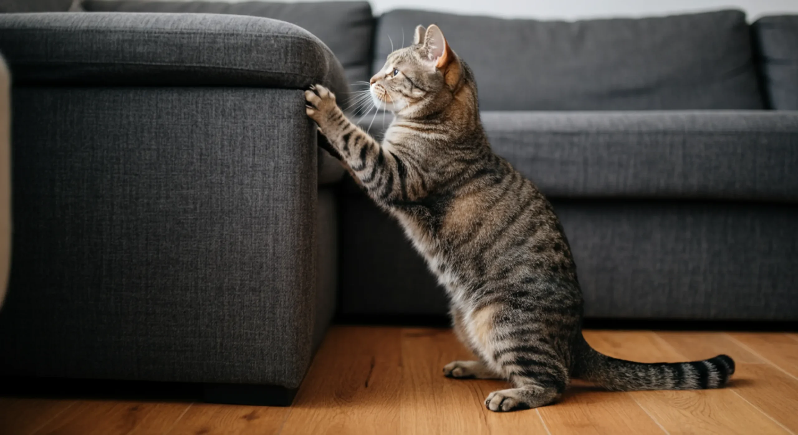 Что делать, если кошка портит мебель