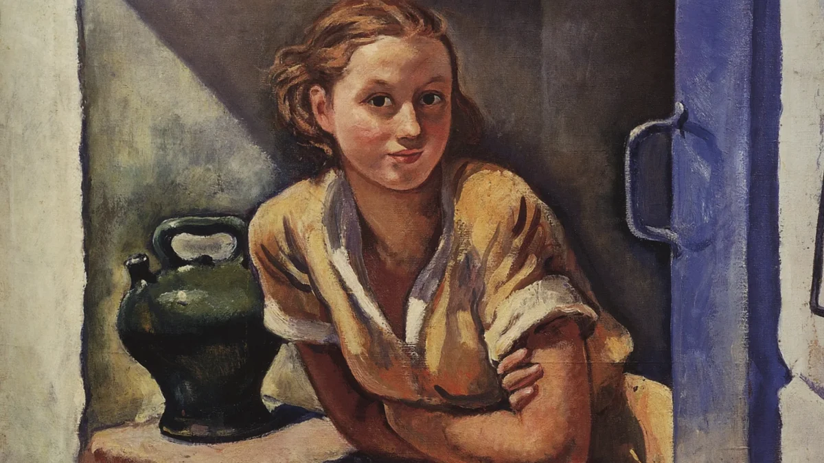 Зинаида Серебрякова «Коллиур. Катя на террасе», 1930 год