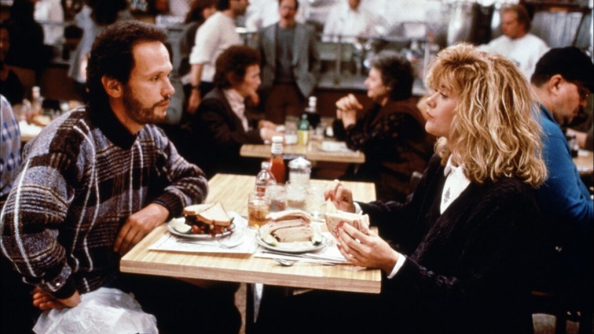 Кадр из фильма «Когда Гарри встретил Салли», 1989.