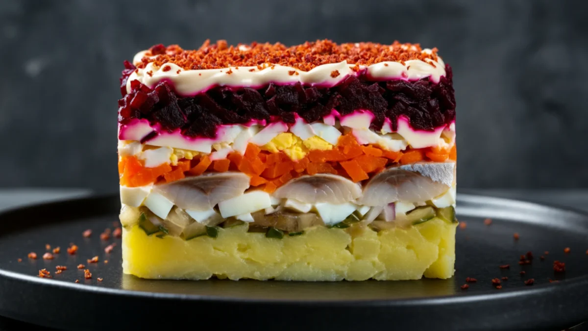 Рецепт селёдки под шубой