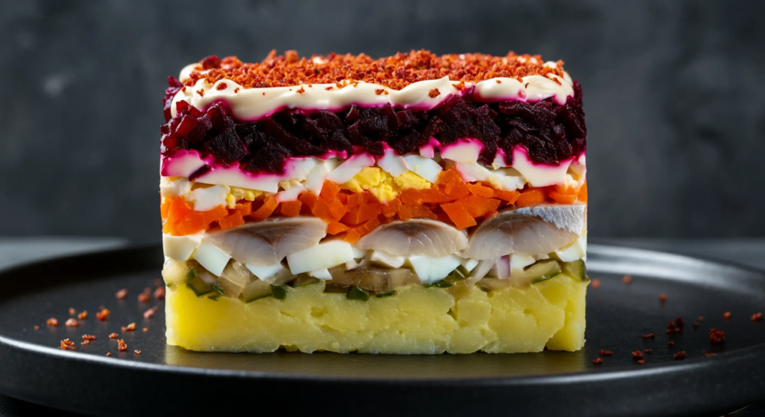 Рецепт селёдки под шубой