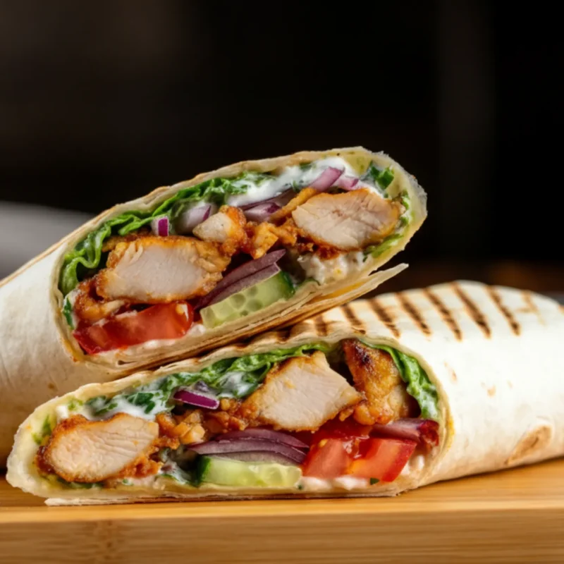 Домашняя шаурма с курицей: хрустящая корочка, сочная начинка и максимум удовольствия