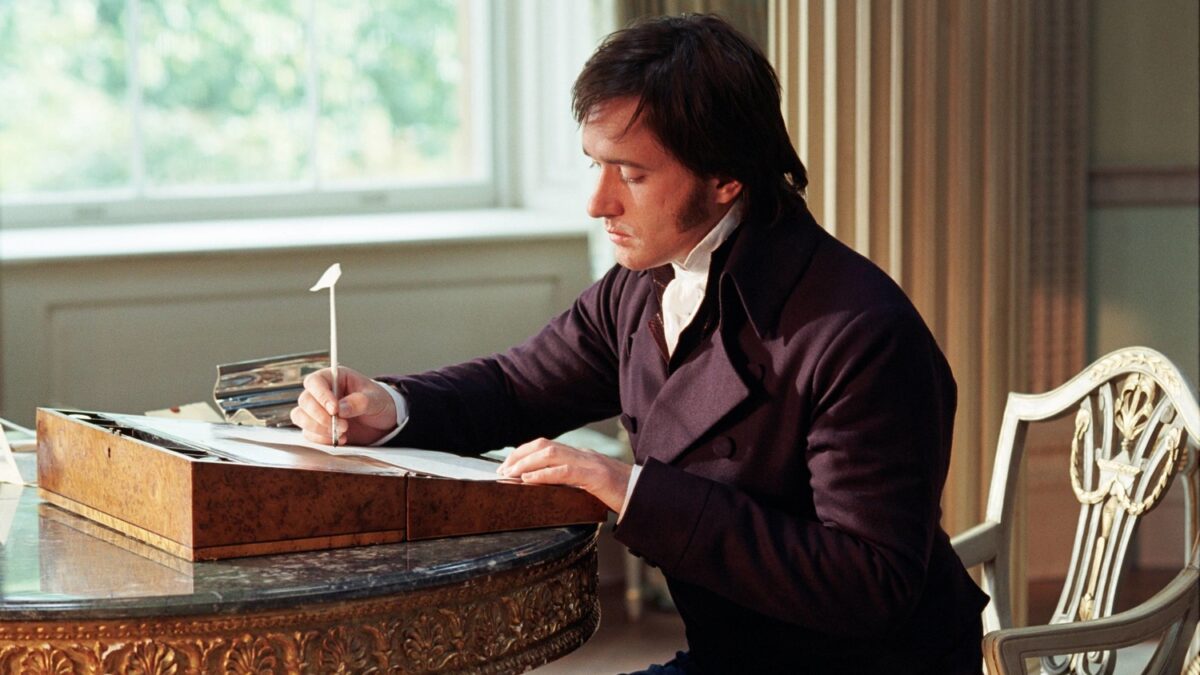 Кадр из фильма «Гордость и предубеждение» (2005).