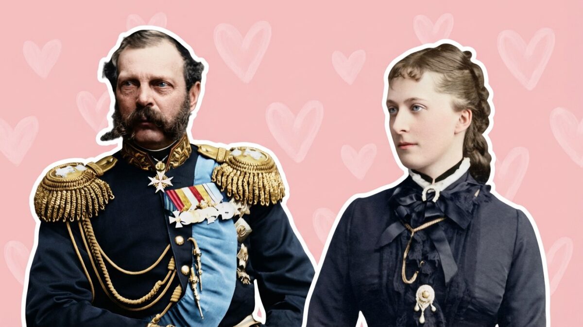 Император Александр II и Екатерина Долгорукова. Графика: Норма.Медиа / Wikipedia.