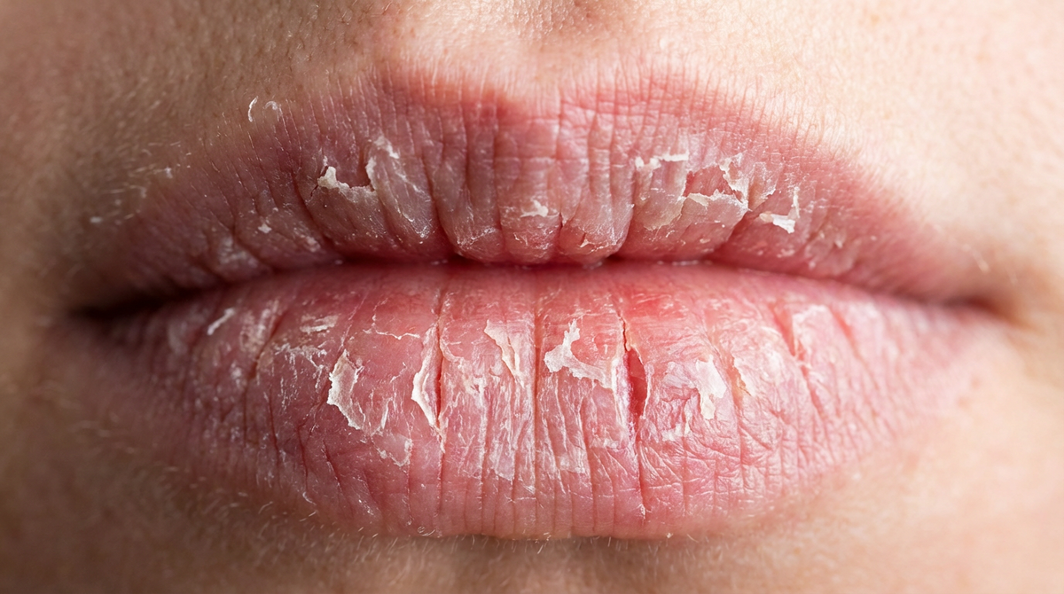 Очень сухие губы: что делать
