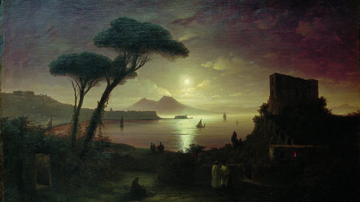 «Неаполитанский залив в лунную ночь» (1842)