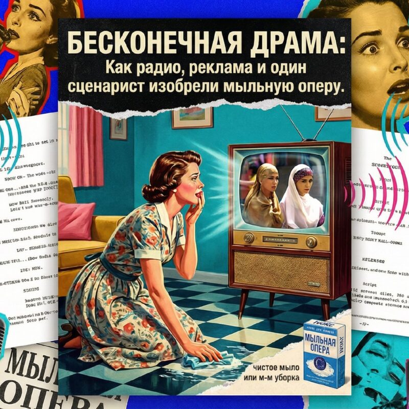 Бесконечная драма: как радио, реклама и одна сценаристка придумали мыльную оперу