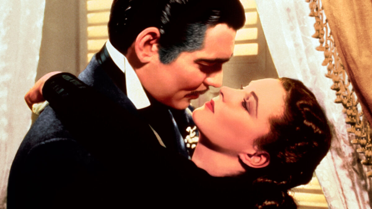 Кадр из фильма «Унесённые ветром» (1939).