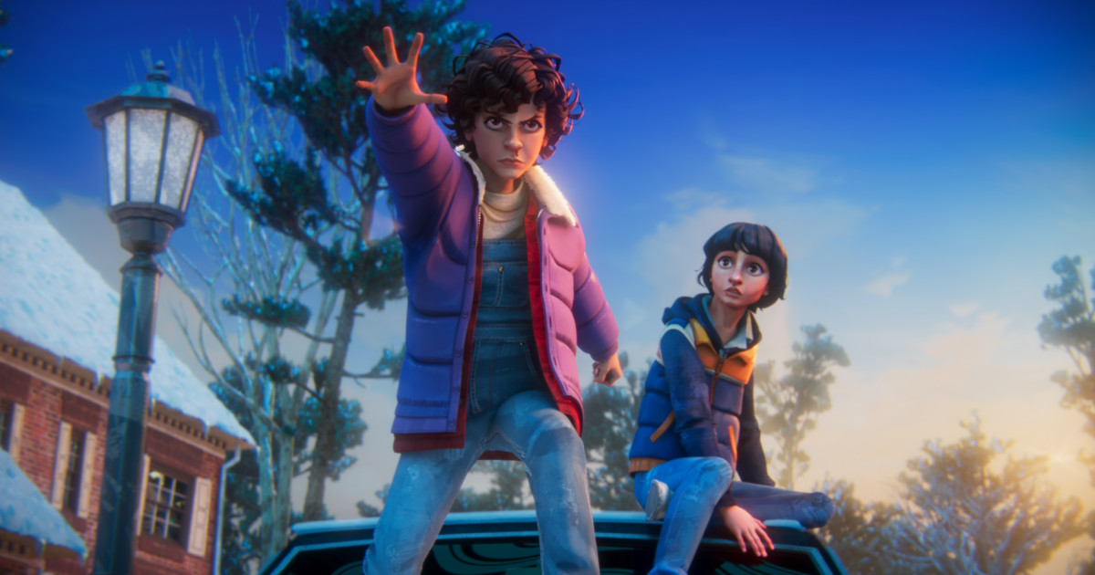 Кадр из сериала «Очень странные дела: История из 85-го».