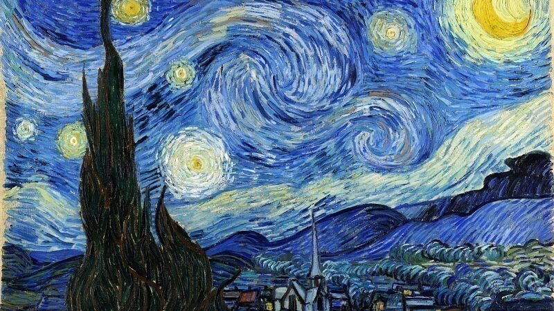«Звёздная ночь», 1889. Фото: The Museum of Modern Art
