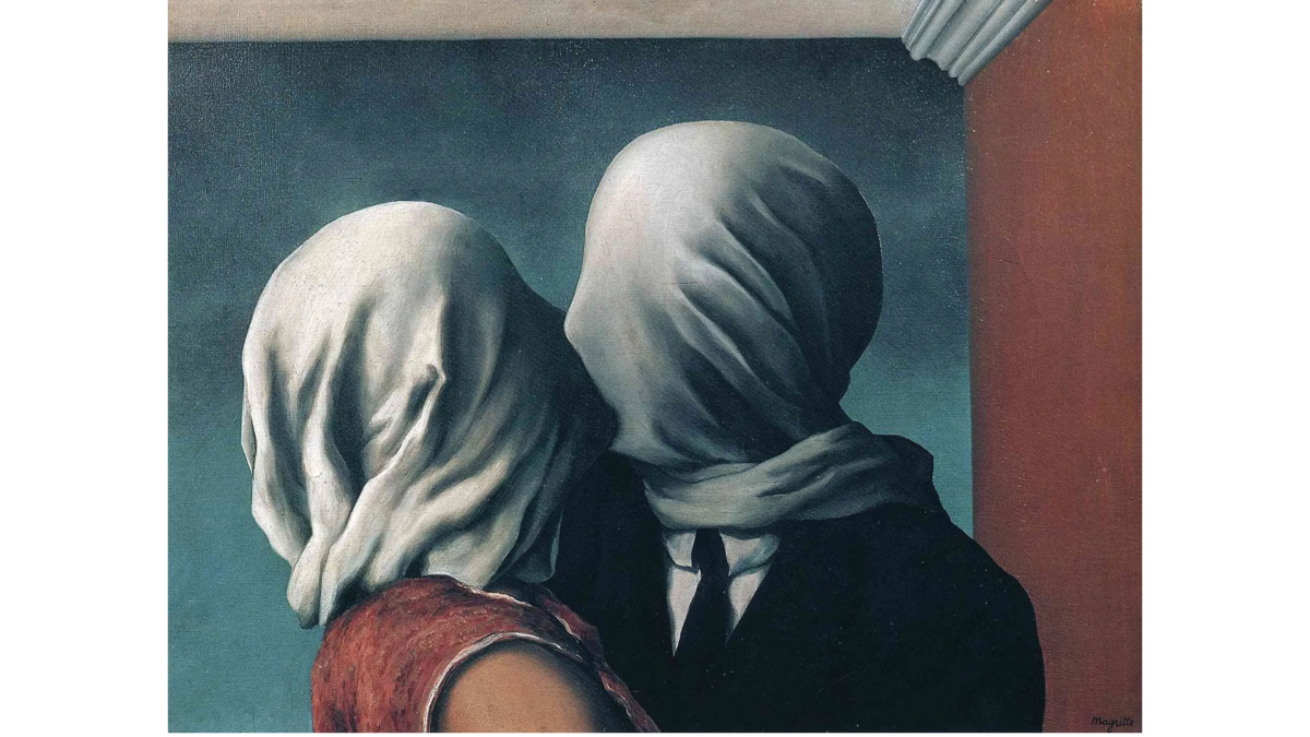 Рене Магритт «Влюблённые», 1928. Фото: artchive