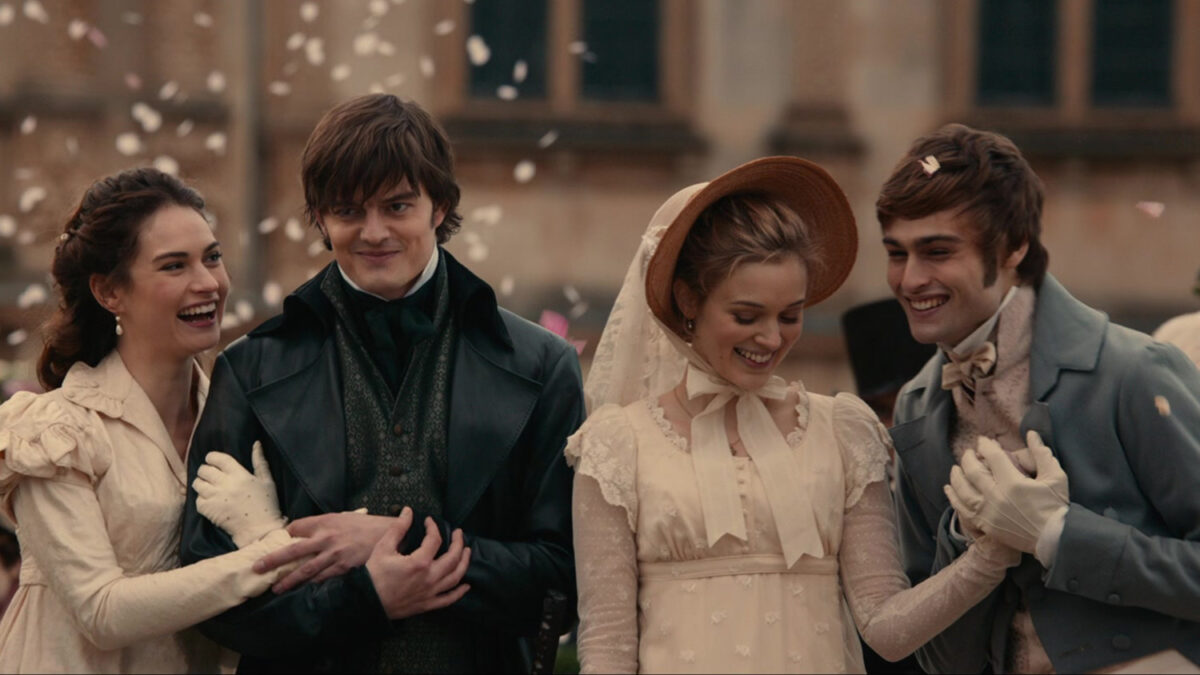 Кадр из фильма «Гордость и предубеждение и зомби» (2015) 