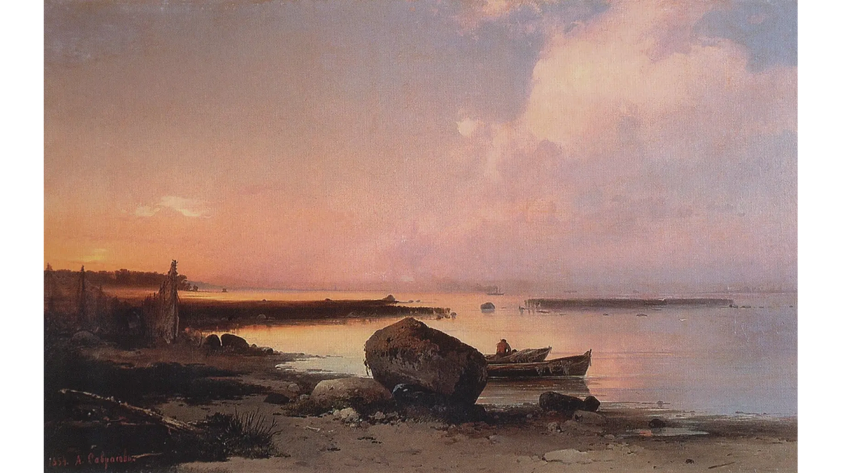 «Морской берег в окрестностях Ораниенбаума», 1854. Фото: artchive.ru