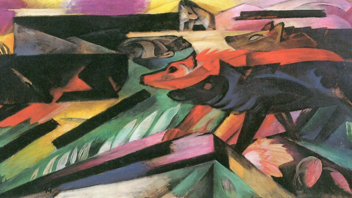 Франц Марк «Волки (Балканская война)», 1913. Фото: artchive