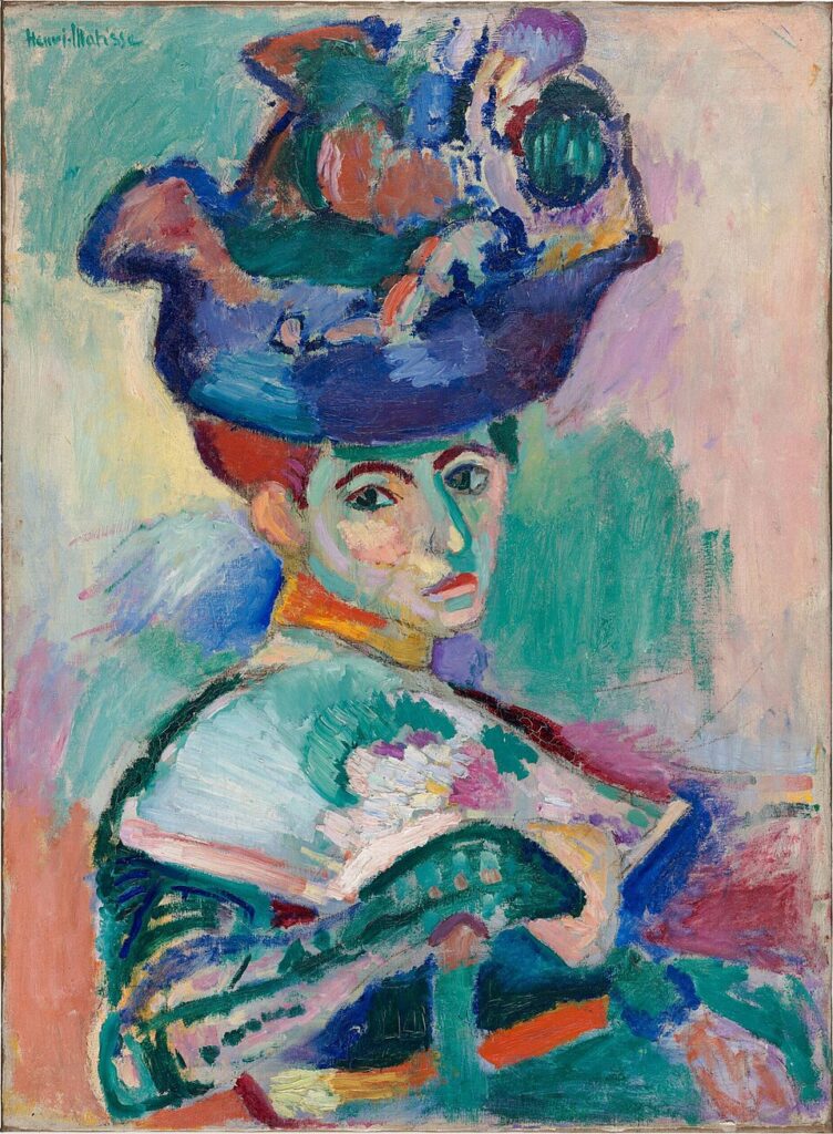 «Женщина в шляпе» (1905). Анри Матисс 