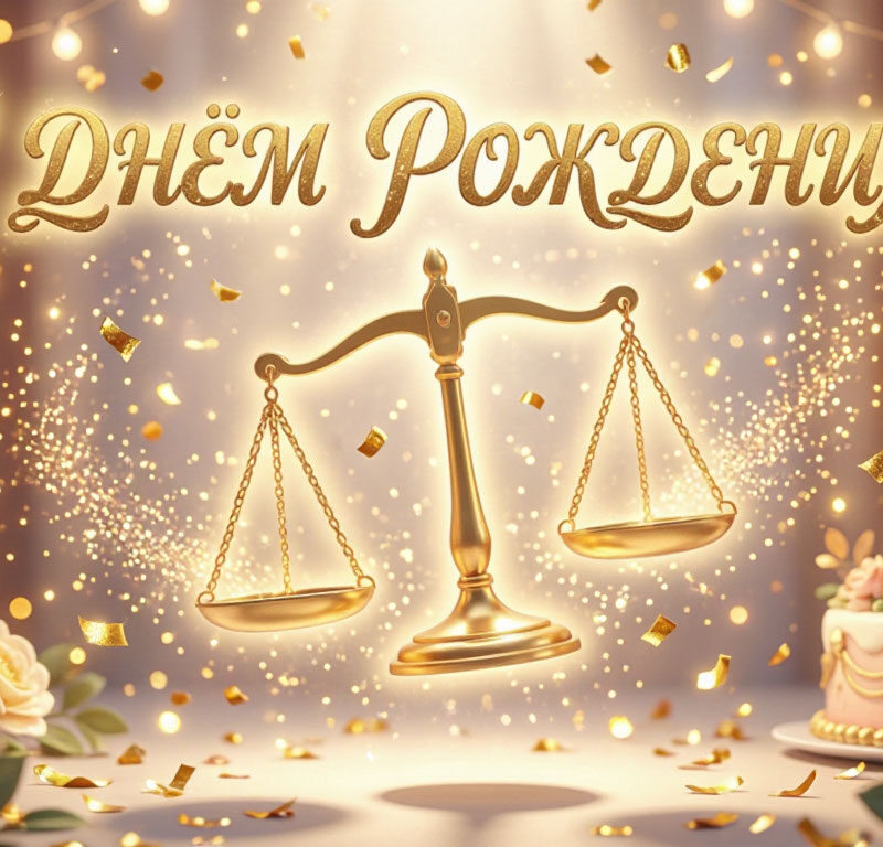 С днём рождения, Весы: поздравления в прозе для самого гармоничного знака зодиака