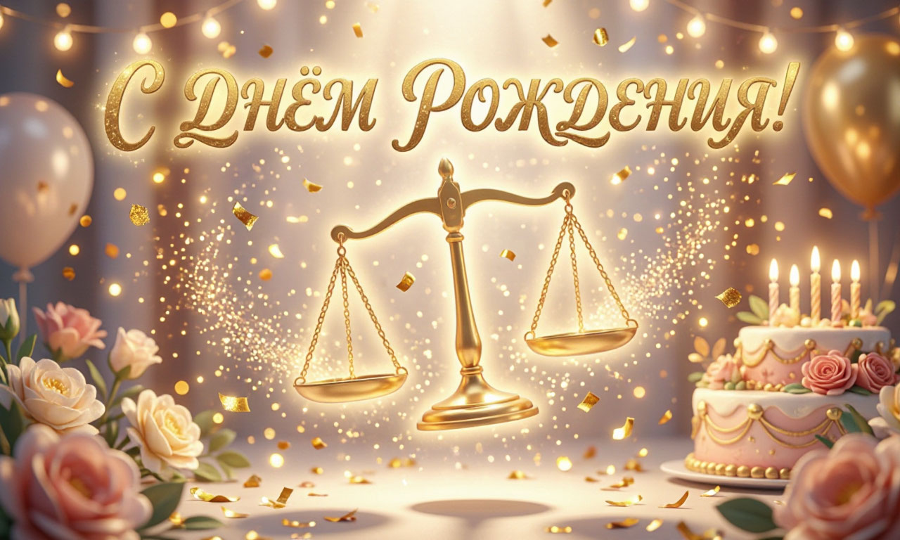 С днём рождения, Весы: поздравления в прозе для самого гармоничного знака зодиака