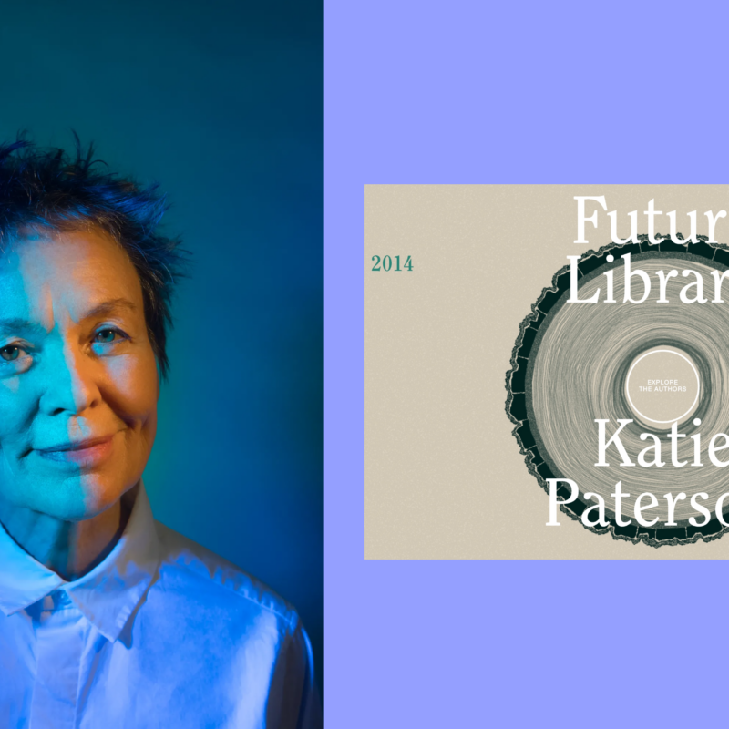 Лори Андерсон написала книгу, которую 88 лет никто не прочтёт
