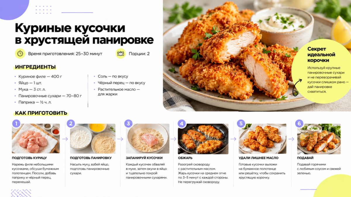 Хрустящая корочка: 5 простых рецептов в домашних условиях
