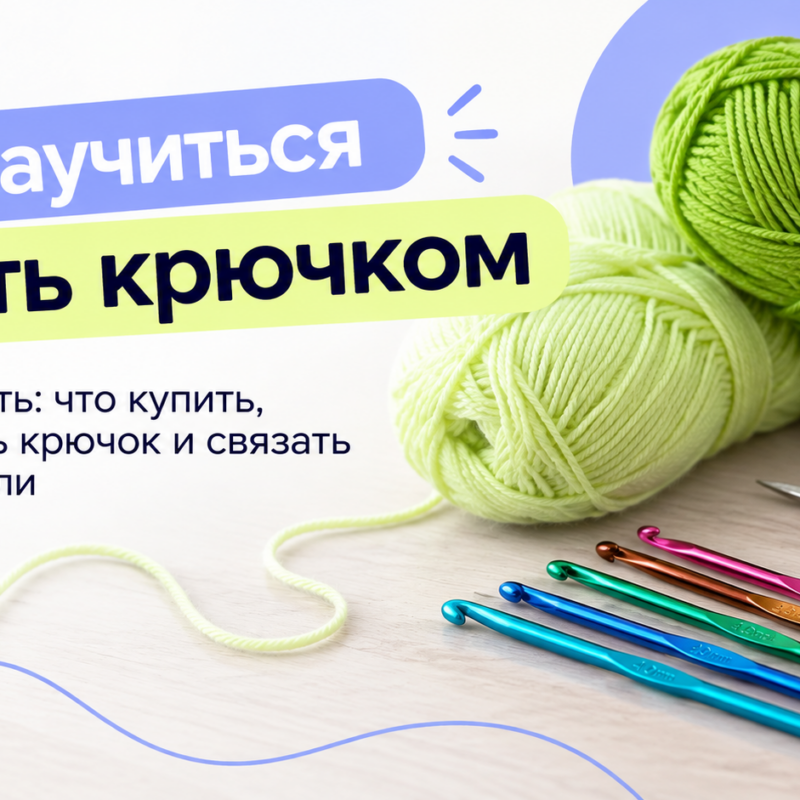 Вязание крючком для начинающих: с чего начать и как не бросить на третьем ряду